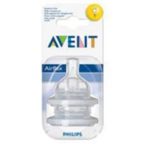 Avent Sil Teats Airflex 1holes X2