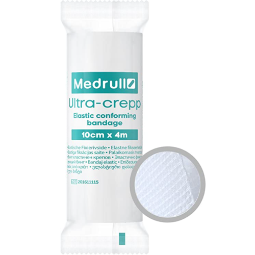 Medrull Elastic Conforming Bandage Ultra Crepp 10Cmx4m