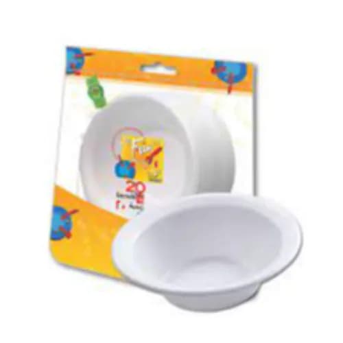 Fun Foam Bowl White 12 Oz 20 Pcs