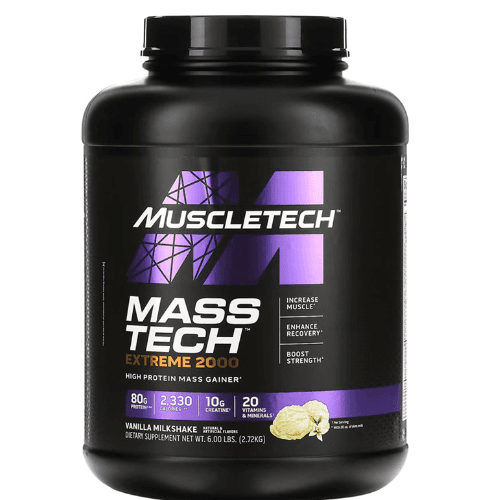 Muscletech Mass Tech Extreme 2000 Vanilla Milkshake 20 Lbs