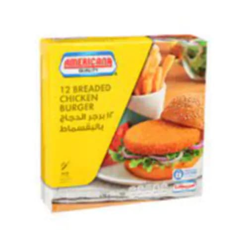 Americana Breaded Chicken Burger 678 G