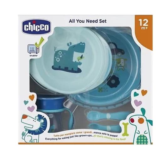 Chicco Weaning Set 12m+ Blue