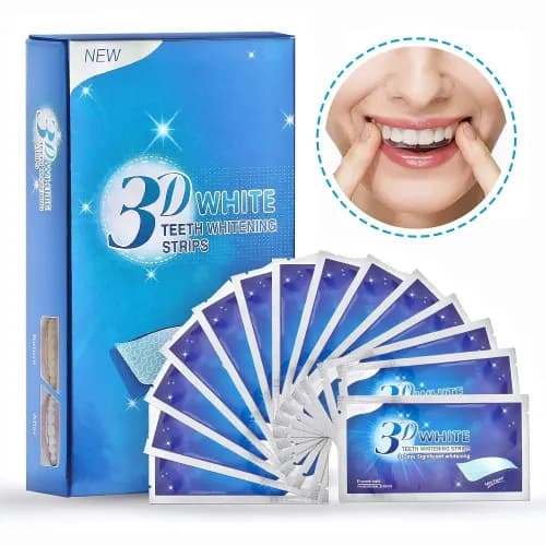 3D White Teeth Whitening Strips14