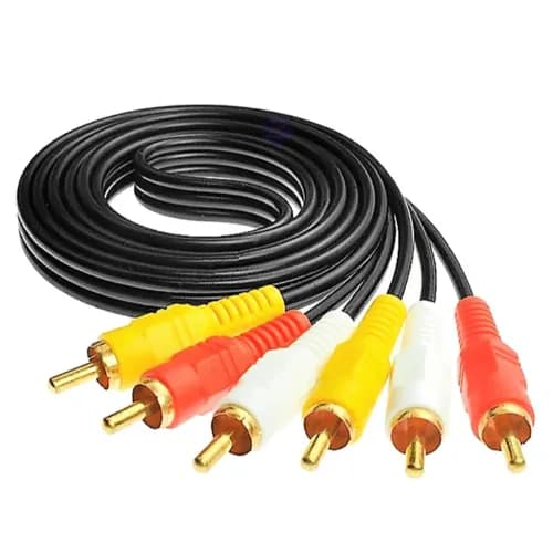 3 Pin Rca To Rca Cable