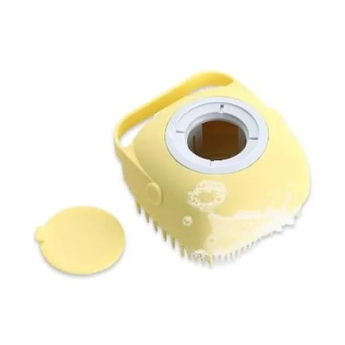 Silicone Massage Bath Brush Yellow