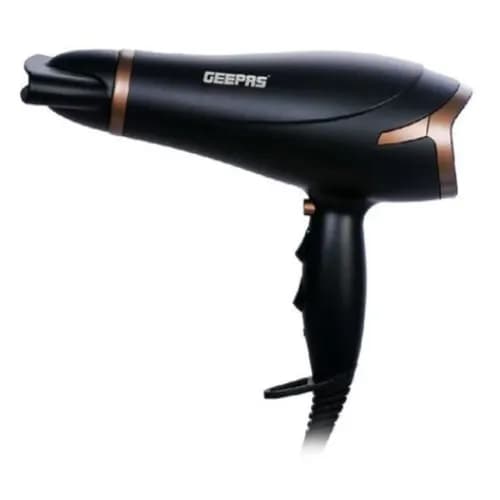 Geepas Gh8643 2200w Powerful Hair Dryer - 2-speed & 3 Temperature Settings | Cool Shot Function For Frizz Free Shine Detachable Cap