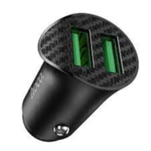 Hoco Z39 Farsighted Dual Port Qc3.0 Car Charger Set(Type-C)