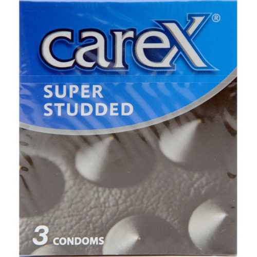 Carex Condom Super Studded 3 Pieces