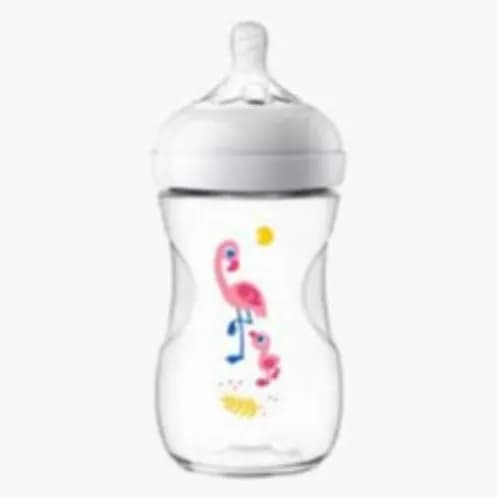 Avent Natural 2 Bottles Flamingo 260mlx1