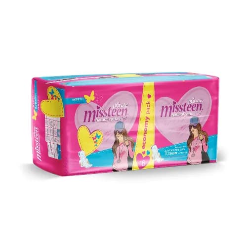 Private Missteen Feminine Pads 16s