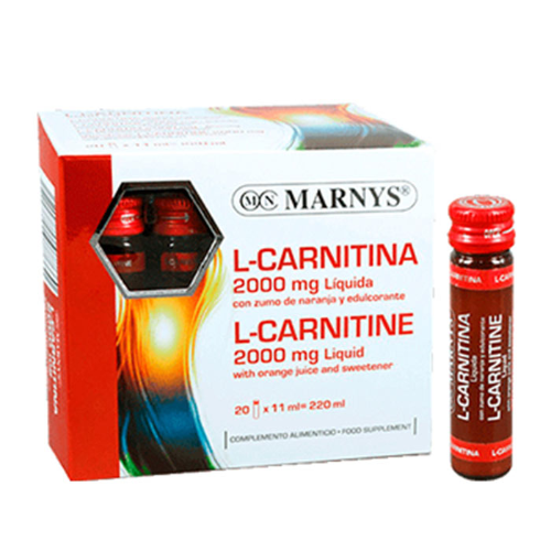 Marnys L-carnitine 2000mg 20 Vials