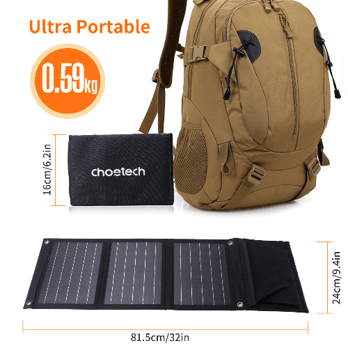 Choetech 22W Foldable Solar Charger