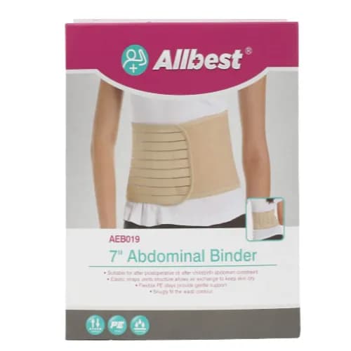 Allbest 9 Abdominal Binder L Beige