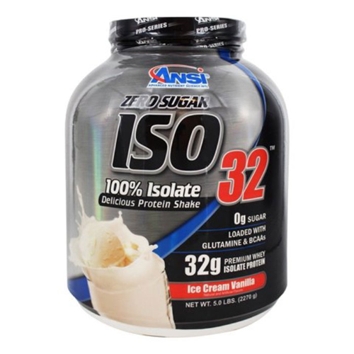 Ansi ISO 32 Zero Sugar Ice Cream Vanilla 5 Lbs