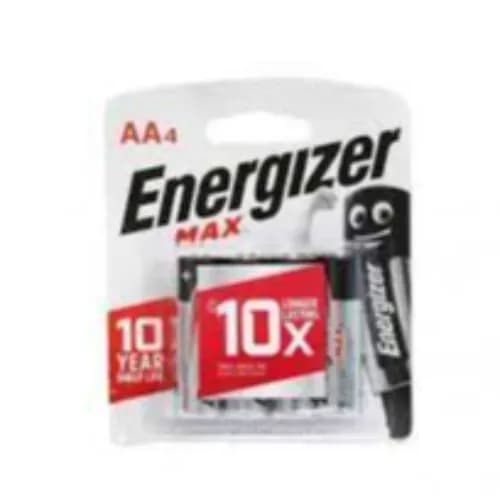 Energizer E91Bp4 Max Aa Alkaline Battery (Pack Of 4)