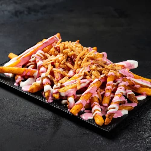 Pink Loaded Fries