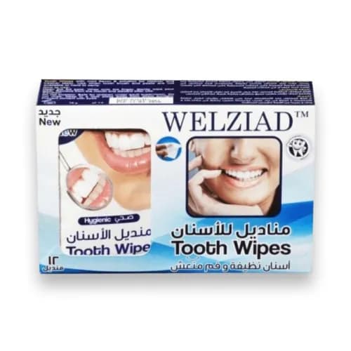 Tooth Wipes - 12 Wipes