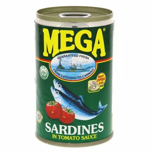 Mega Sardines In Tomato Sauce 155 G