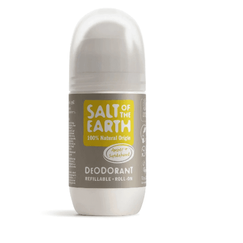 Amber & Sandalwood Natural Refillable Roll-On