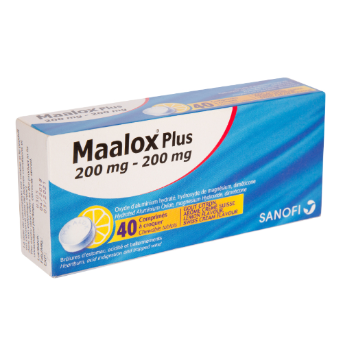 Maalox Plus 40 chewable tablets