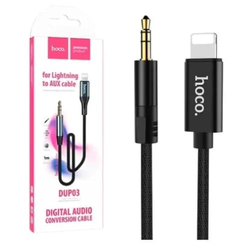 Hoco Dup03 Digital Audio Conversion Cable For Iphone To Aux