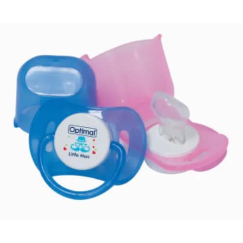 Optimal Silicon Pacifier With Cap