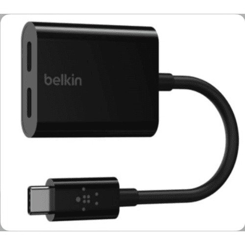 BELKIN | USB-C Audio + Charge Adapter | F7U081btBLK