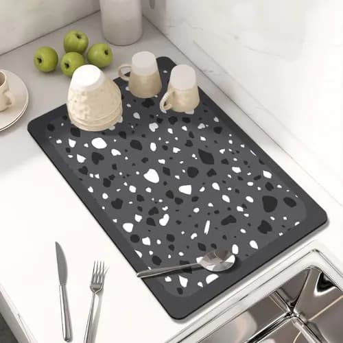 Super Absorbent Dish Drying Mat For Kitchen