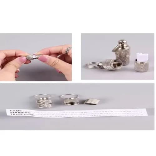 Anti Lost Storage Tube Necklace For Cat And Dogs