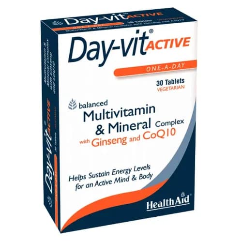 H-aid Day-vit Active Multivitamin Tab 30's B.pack