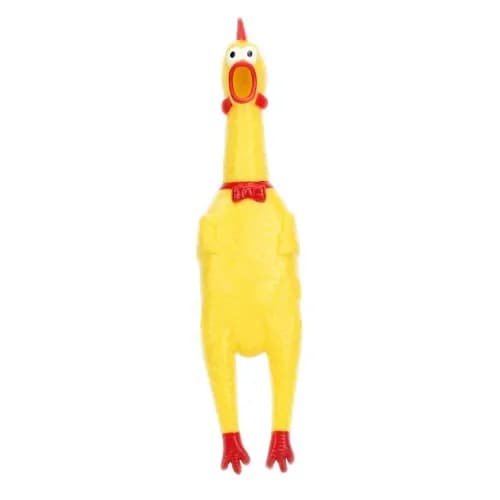 Haapy Paws Pet Screaming Chicken Yellow 