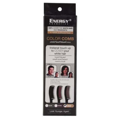 Energy Hair Colour Comb Brown