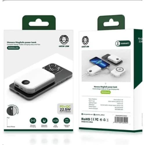 Green Lion Compact Magsafe Powerbank 10000 Mah