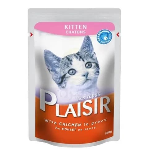 Plaisir Cats Chnksngrvy Chick 100g