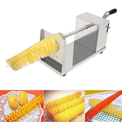 Stainless Steel Potato Slicer Manual Twisted Slicer