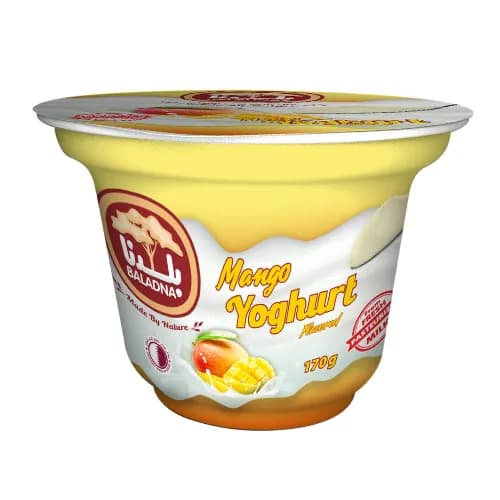 Baladna Mango Flavored Yoghurt, 170g