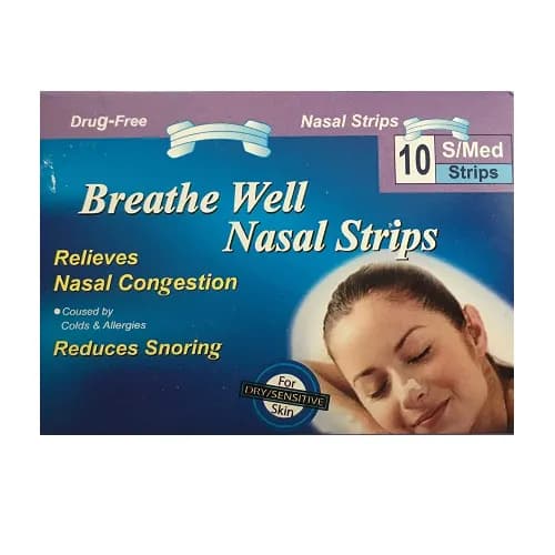 Breath Well Nasal Strips S/m