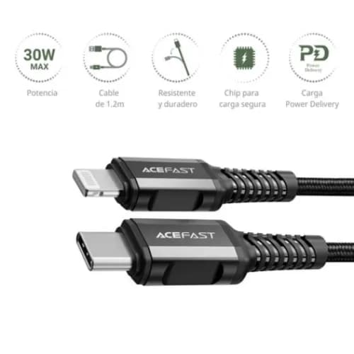 Acefast C1-01 Type C To Lightning Cable 30w