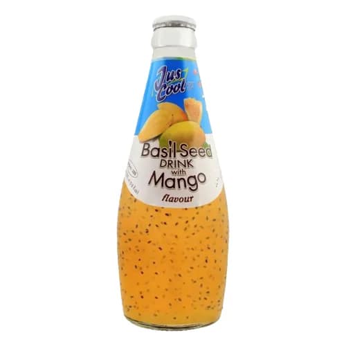 Jus Cool Basil Seed Drink Mango 300 Ml