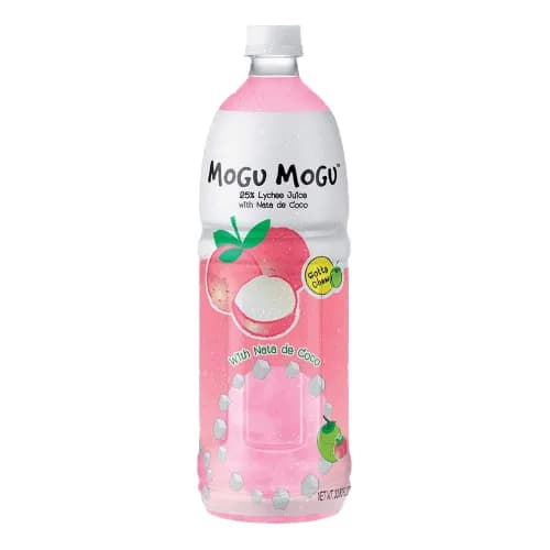 Mogu Mogu Lychee Juice With Nata 1L