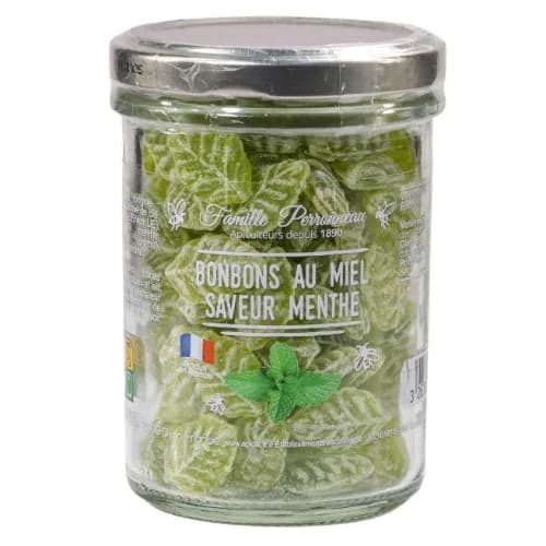 Honey Sweets Leaf Shaped Mint Jar