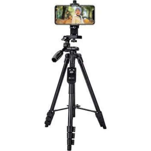 Nyork Tripod Mobile And Camera Stand With Remote - Black