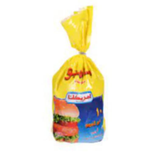 Americana Large Size Chicken Burger Without Bun, 10Pcs