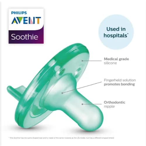 Philips Avent Soothies Sil 0-6M X 2