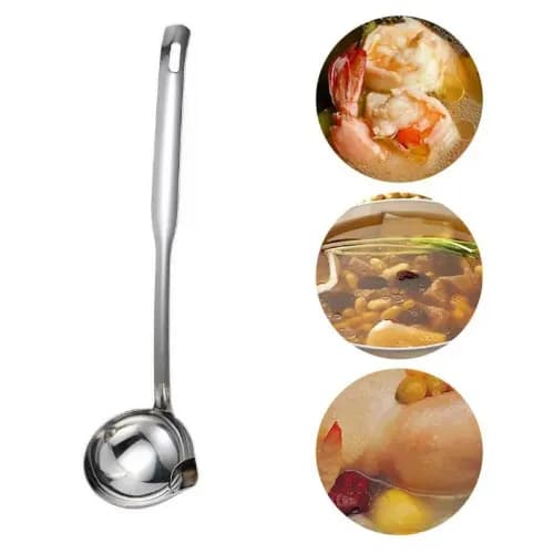 Stainless Steel Oil Separating Skimmer Spoon