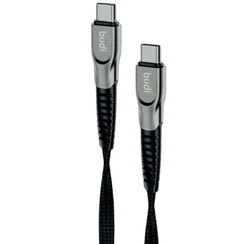 USB Cable Budi Dc213tt10b, Type C, 1.0 M., Black