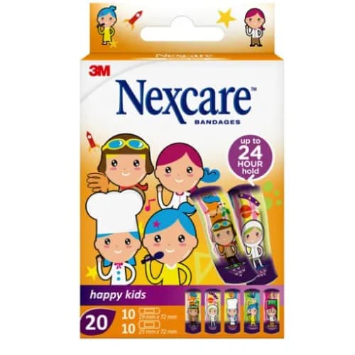 N/C Happy Kids Plaster 20'S N0920Nl-W