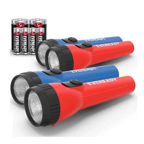 Eveready Led Flashlight Multi-pack, Bright And Durable, Super Long Battery Life, Use For Emergencies, Camping, Outdoor