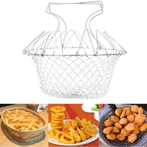 Foldable Oil Drain Basket