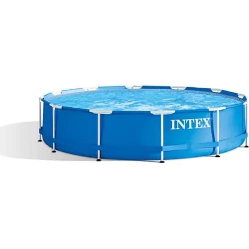 Intex 3.7m| Metal Frame Pool Set (W/220-240V Filter Pump) Ages 6+